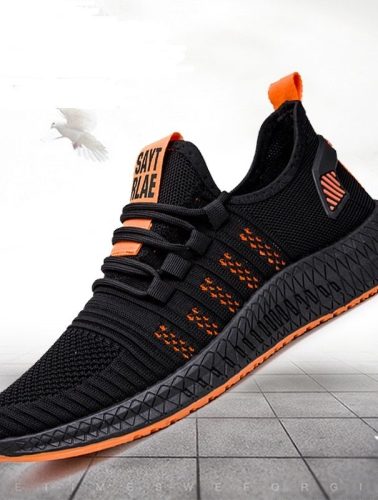 Fashion Sneakers Lightweight Men Casual Shoes Breathable Male Footwear Lace Up Walking Shoe