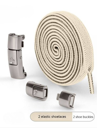 7MM No Tie Shoe Laces Press Lock Shoelaces Without Ties Elastic Laces Sneaker Kids Adult Widened Flat Shoelace for Shoes